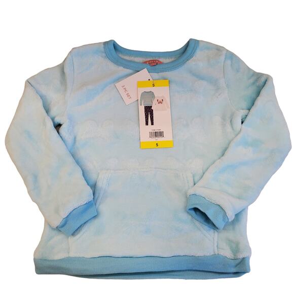 BCBG Butterfly 3 Piece Set Blue Aqua Girls Size 5 NEW - Picture 5 of 14